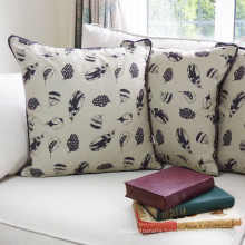 stuffed feather cushion